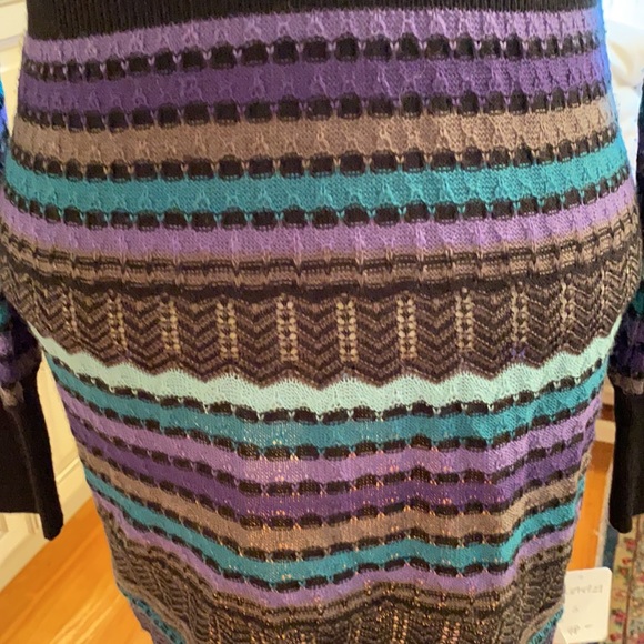 NWT FREE PEOPLE KNIT SCOOP NECK LONG SLEEVE DRESS OR TUNIC TOP XS - Picture 6 of 10